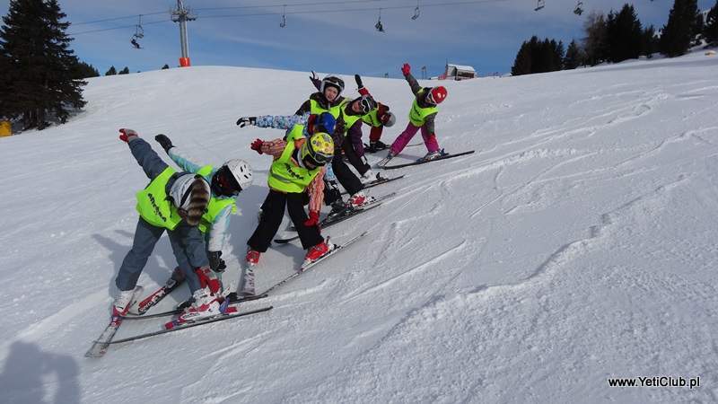 Przedszkole narciarskie Włochy, Austria