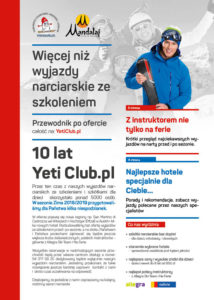 gazetka Yeti Club - polecane wyjazdy narciarskie z dziećmi polecane wyjazdy narciarskie z dziećmi