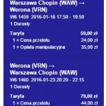 Warszawa - Werona od 138 zł 